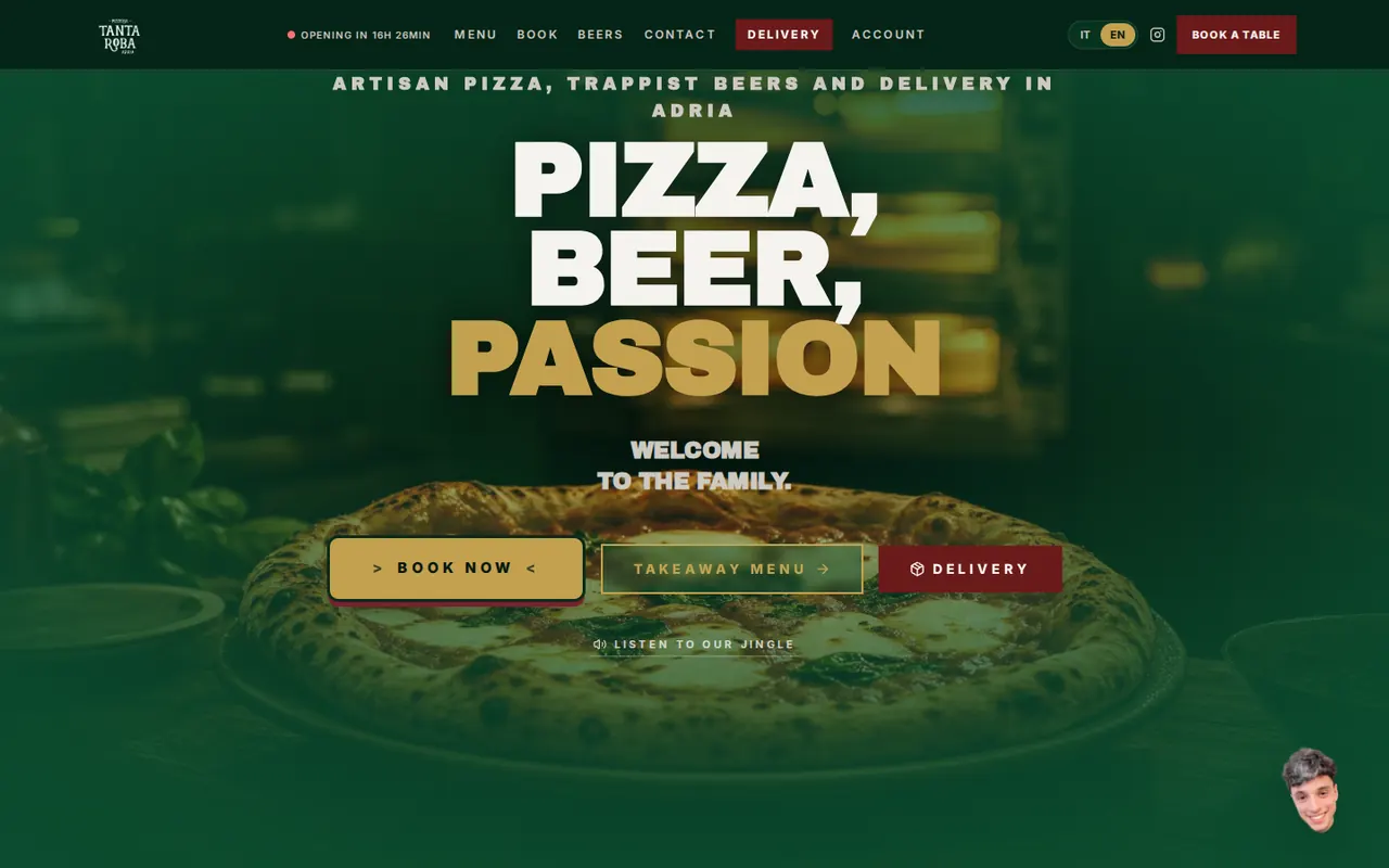 Home page di Pizzeria Tanta Roba, Adria (RO)